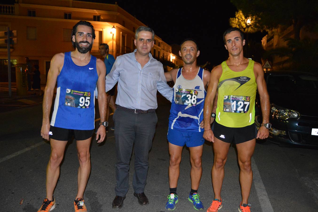 El villanovense Juan Francisco Sánchez vence en la I 'Campanaria Nocturna'