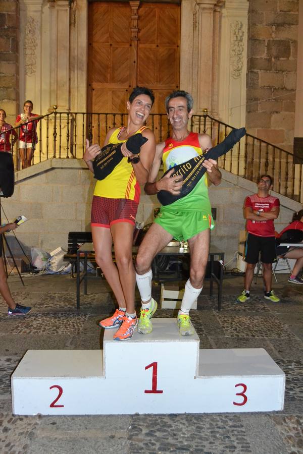 José Manuel López y Rocío Lozano, ganadores de la II Carrera Popular Nocturna