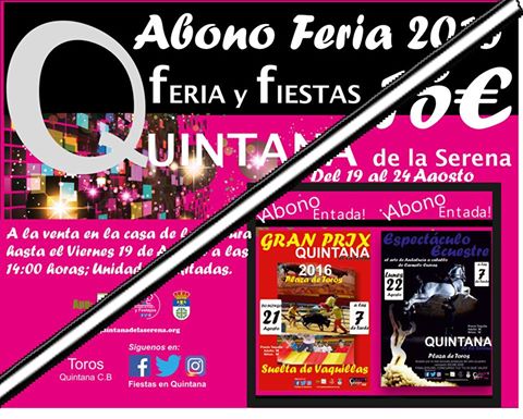 Último día para adquirir los abonos para dos espectáculos que tendrán lugar en la plaza de toros portátil en esta feria
