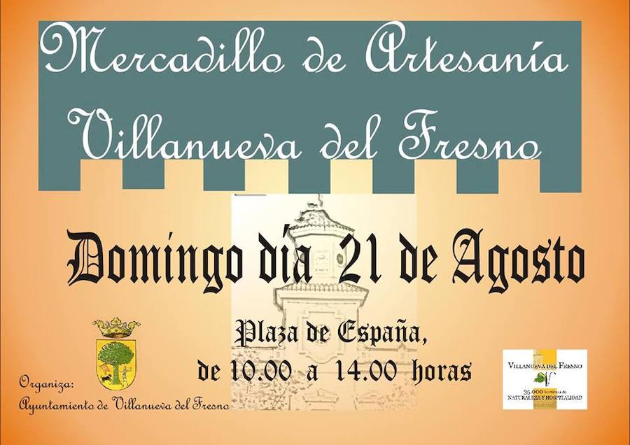 El Mercadillo de Artesanía se celebrará este domingo 21 de agosto