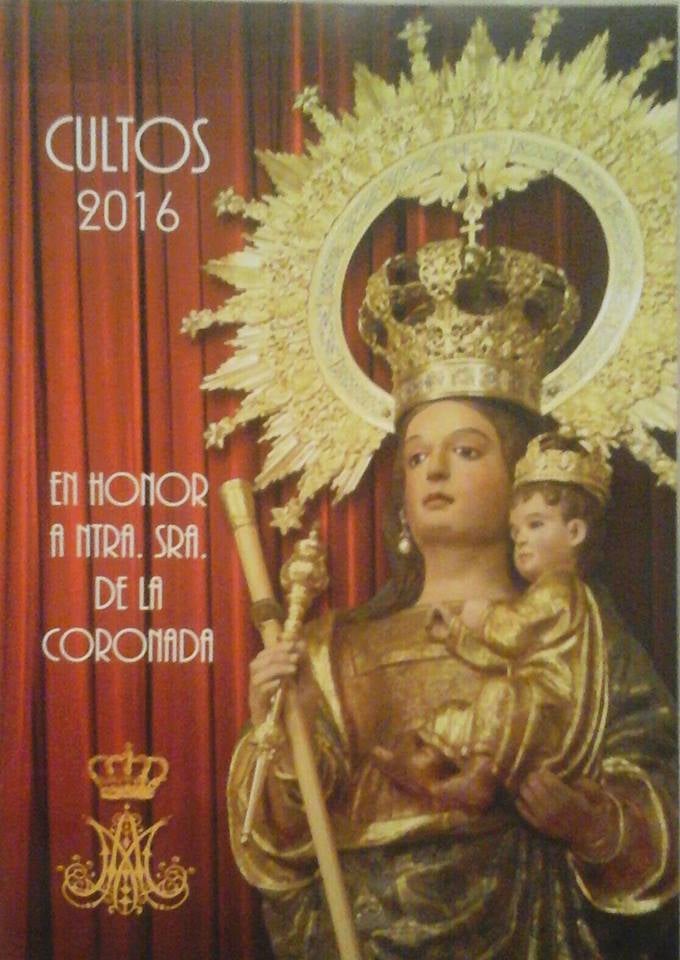 Los cultos en honor a la Virgen Coronada comienzan el próximo martes 30 de agosto