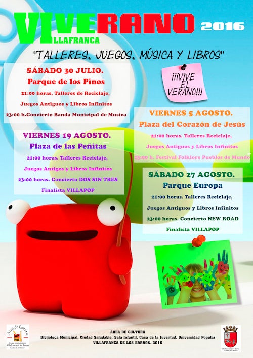 Un concierto de 'New Road' en el Parque Europa clausura hoy las actividades del Viverano 2016