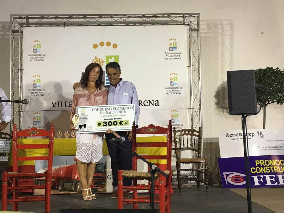 La campanariense Charo Ramos, segunda en el concurso flamenco de Villanueva