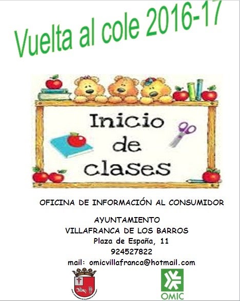 Un díptico de la OMIC prepara a los usuarios para el inicio del nuevo curso escolar