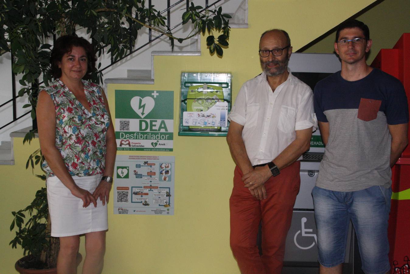 La casa de la cultura ya cuenta con un desfibrilador semiautomático