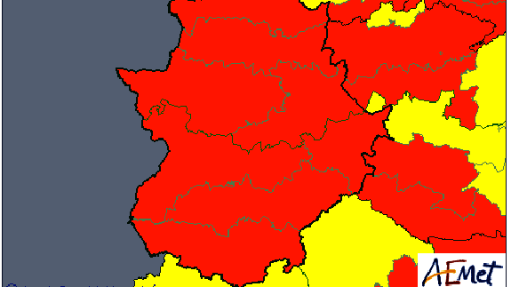 La alerta naranja por el intenso calor se amplía hasta mañana, miércoles, en toda la región