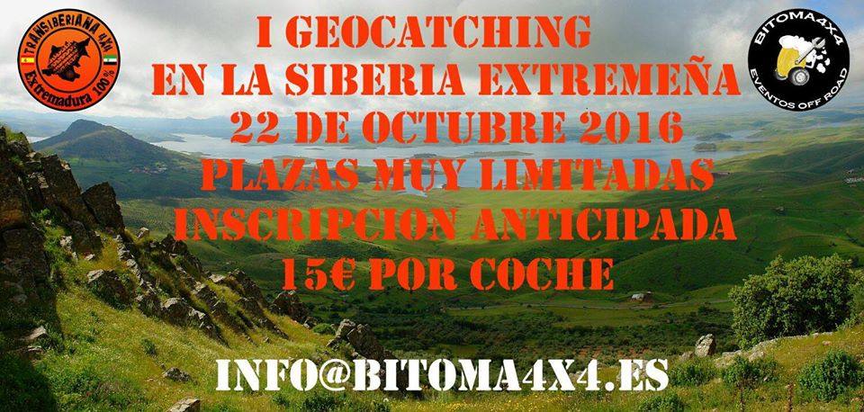 En octubre se celebra el I Geocaching 4x4 en la Reserva Regional del Cígara