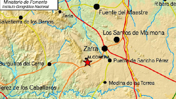 Alconera sufre un pequeño terremoto