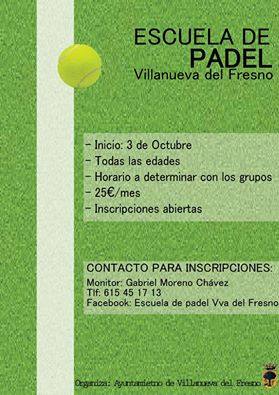 La escuela de pádel comienza las clases