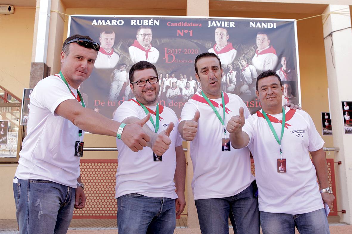 La candidatura formada por Amaro, Javier, Rubén y Nandi ganadora de las elecciones a la Junta de Defensa