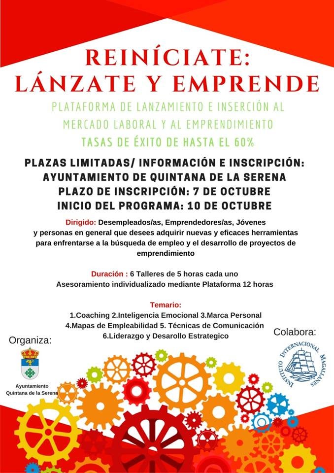El Ayuntamiento organiza una plataforma de lanzamiento e inserción al mercado laboral y al emprendimiento
