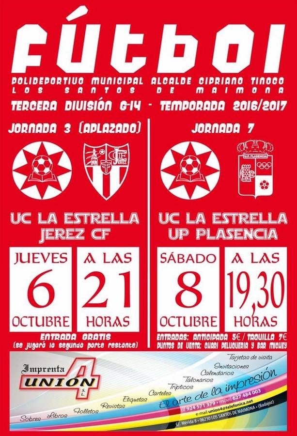 Hoy jueves se reanuda el partido de La Estrella y el Jerez que fue suspendido por una avería eléctrica
