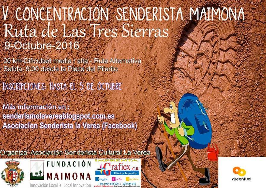 La Verea se prepara para la quinta edición de la concentración senderista ‘Maimona- Las Tres Sierras’ de este domingo