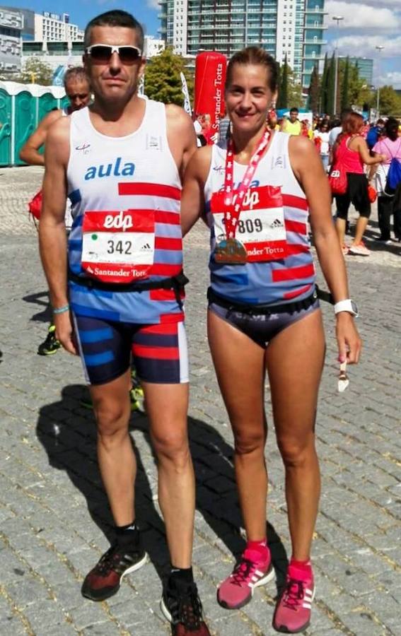Gran actuación de Sara y Narci en la capital portuguesa