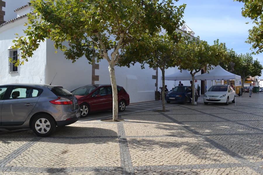 Unos 100 coches han realizado el tratamiento gratuito antilluvia y diagnosis de Mapfre