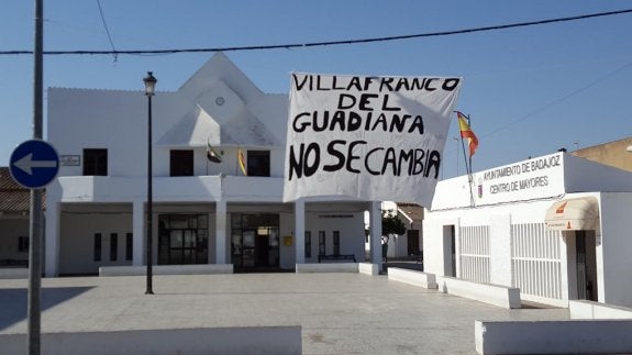 Los vecinos de Villafranco del Guadiana rechazan pasar a llamarse Villafrancos