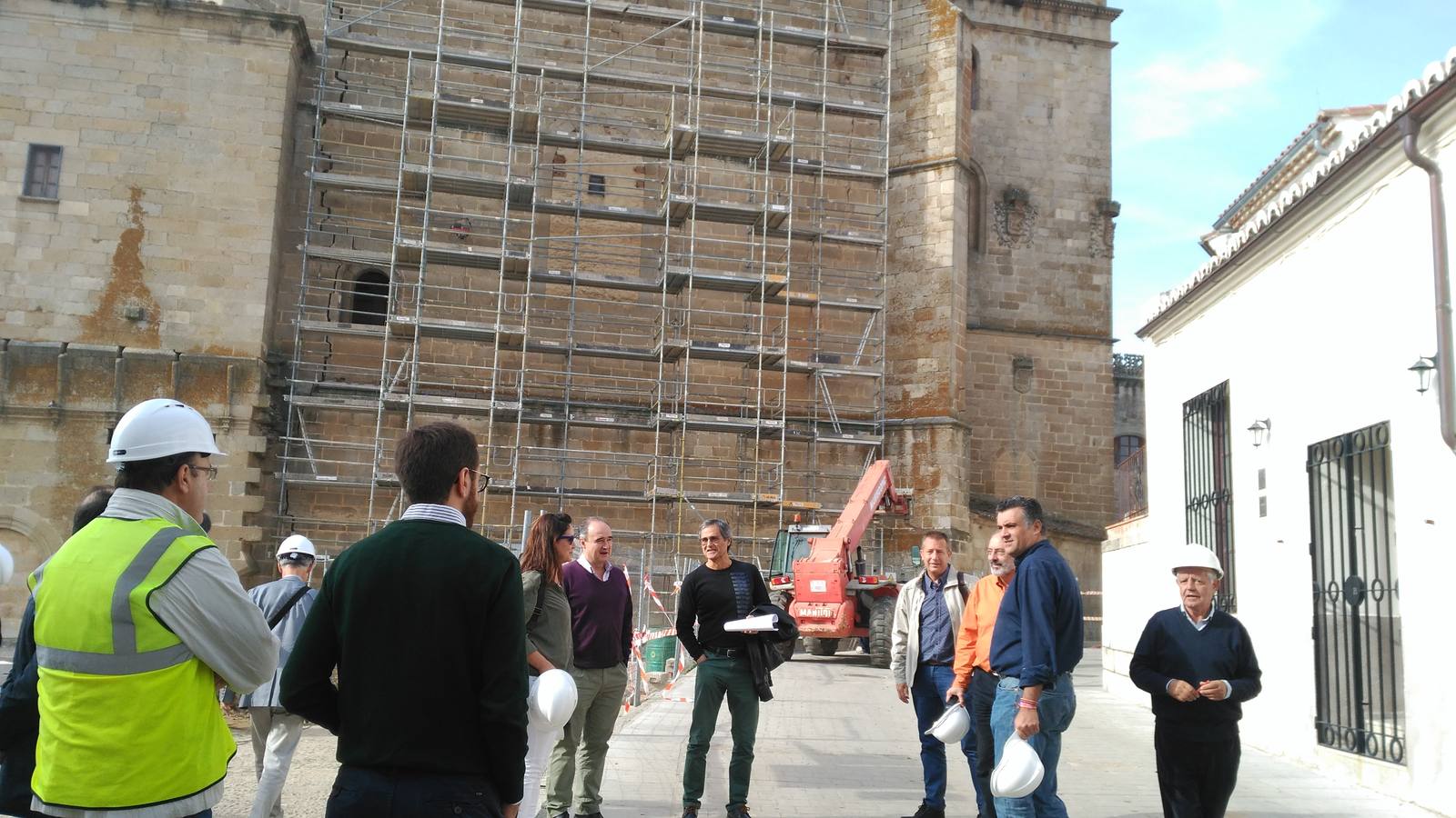 Comienzan las visitas de los jueves a las obras de la Catedral, que se desarrollan en los plazos previstos
