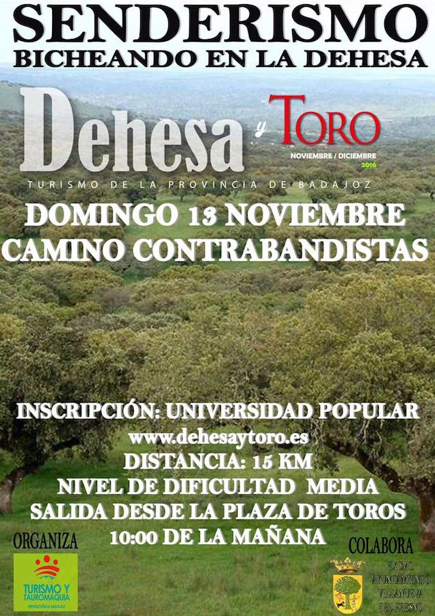 La primera actividad de 'Dehesa y Toro' se llevará a cabo el 13 de noviembre