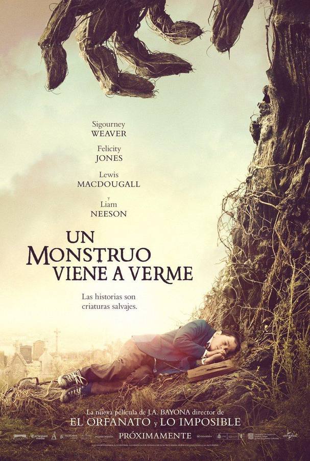 Este fin de semana “Un mostruo viene a verme” en el cine Municipal