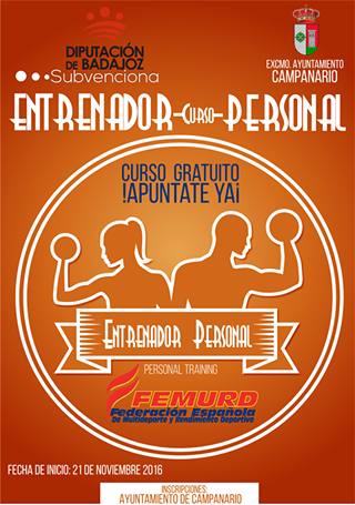 Ofertan un curso gratuito de entrenador personal