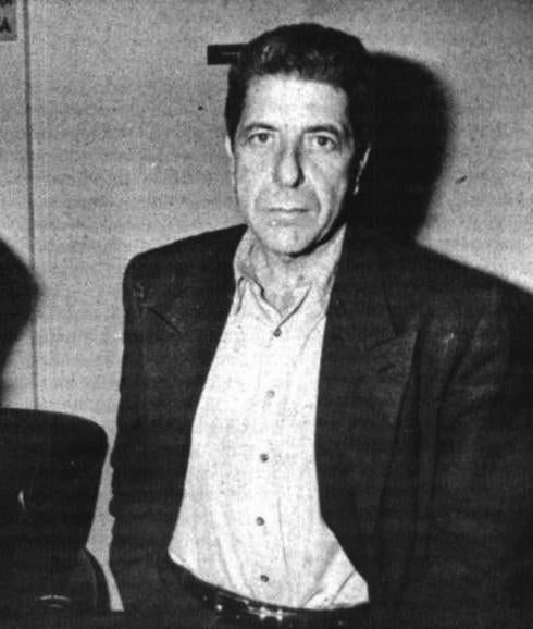 El día que Leonard Cohen dio la espantada en Badajoz