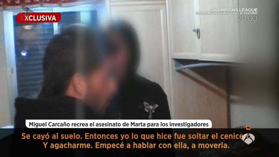 "Discutíamos y golpeé a Marta con el cenicero en la sien izquierda, sin apenas fuerza"