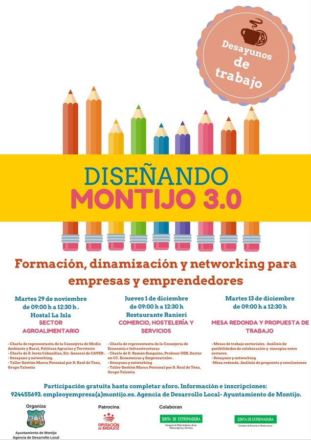 Desayunos de Trabajo "DISEÑANDO MONTIJO 3.0"