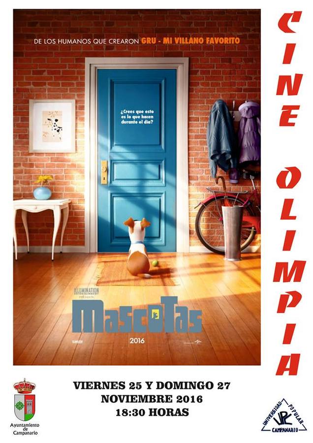 Doble sesión de cine infantil con la proyección de 'Mascotas'