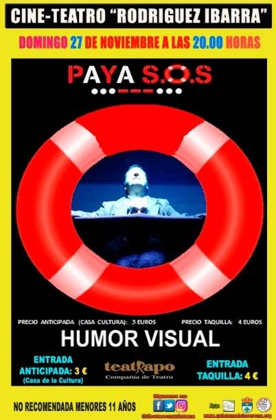 El cine-teatro Rodríguez Ibarra acogerá este domingo la obra de humor visual ‘Payasos’