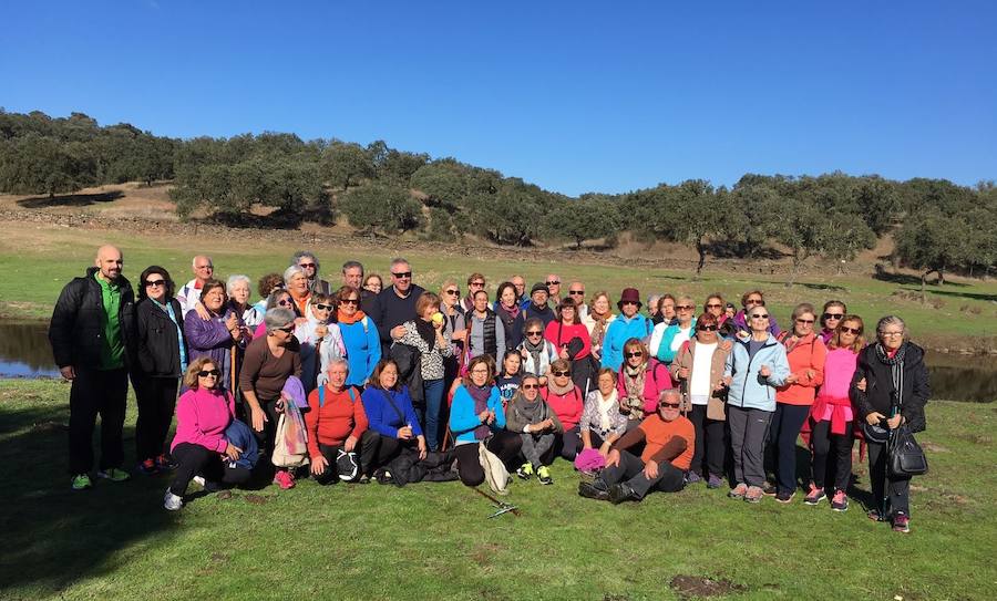 Integrantes de nueve Centros de Mayores de Badajoz realizaron turismo en la localidad