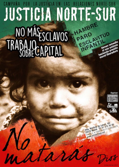 El Movimiento Cultural Cristiano y Camino Juvenil Solidario realizarán el domingo una concentración contra la pobreza en la Plaza de España