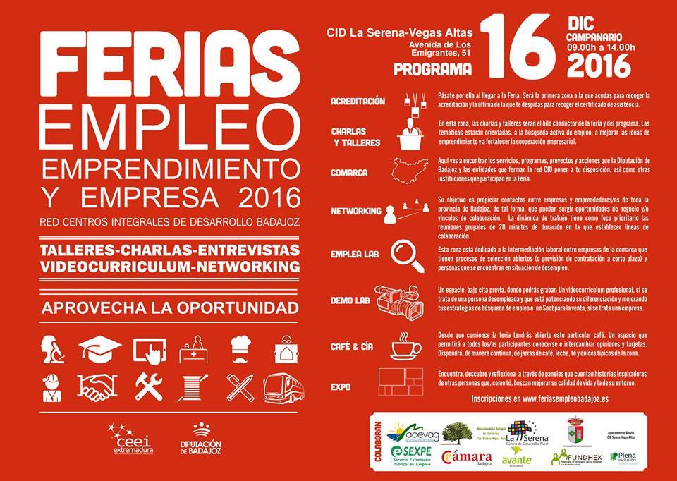 El centro de desarrollo de Campanario acoge el viernes 16 una Feria de Empleo