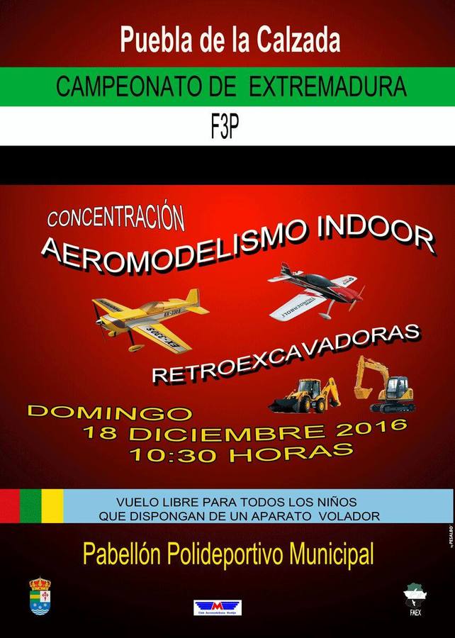 Puebla acogerá una concentración de Aeromodelismo Indoor