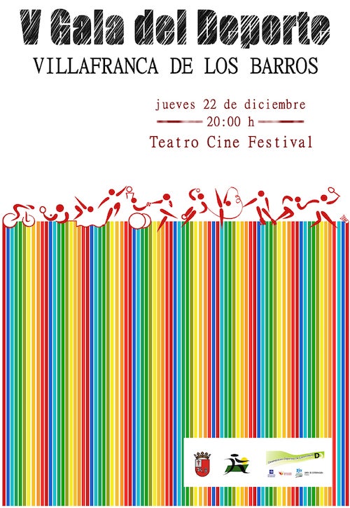 La V Gala del Deporte premiará el próximo 22 de diciembre a los deportistas más destacados de 2016