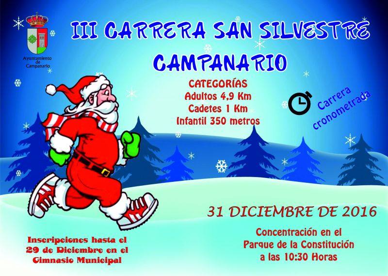 La San Silvestre de Campanario del día 31 ya calienta motores