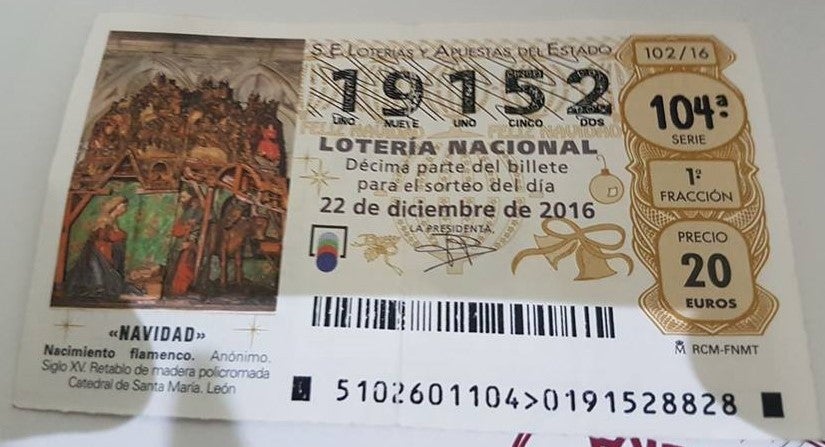 810.000 euros del quinto premio 19.152 se quedaron en Villafranca