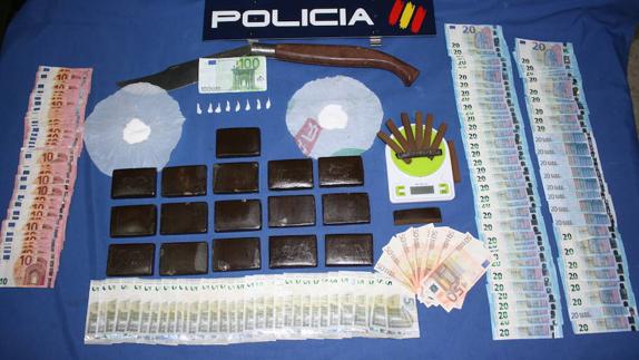 Desmantelado un punto negro de venta de droga en el Gurugú