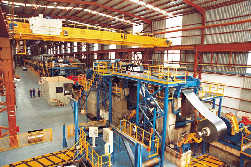 El Grupo Gallardo Balboa volverá a producir acero galvanizado y prepintado en sus instalaciones de Jerez