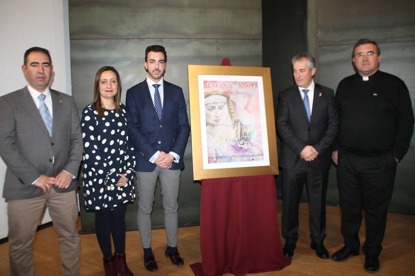Grandioso cartel, obra de José Tomás Pérez Indiano, para la Semana Santa de Jerez de los Caballeros 2017