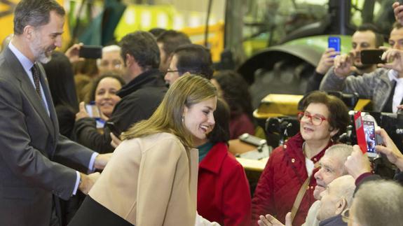 "¿Y me voy a ir sin ver a Letizia?"