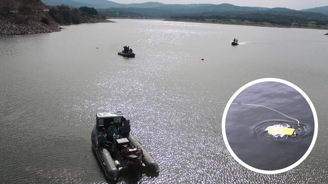 El robot buscará algún rastro de Chavero hasta que la luz del día lo permita