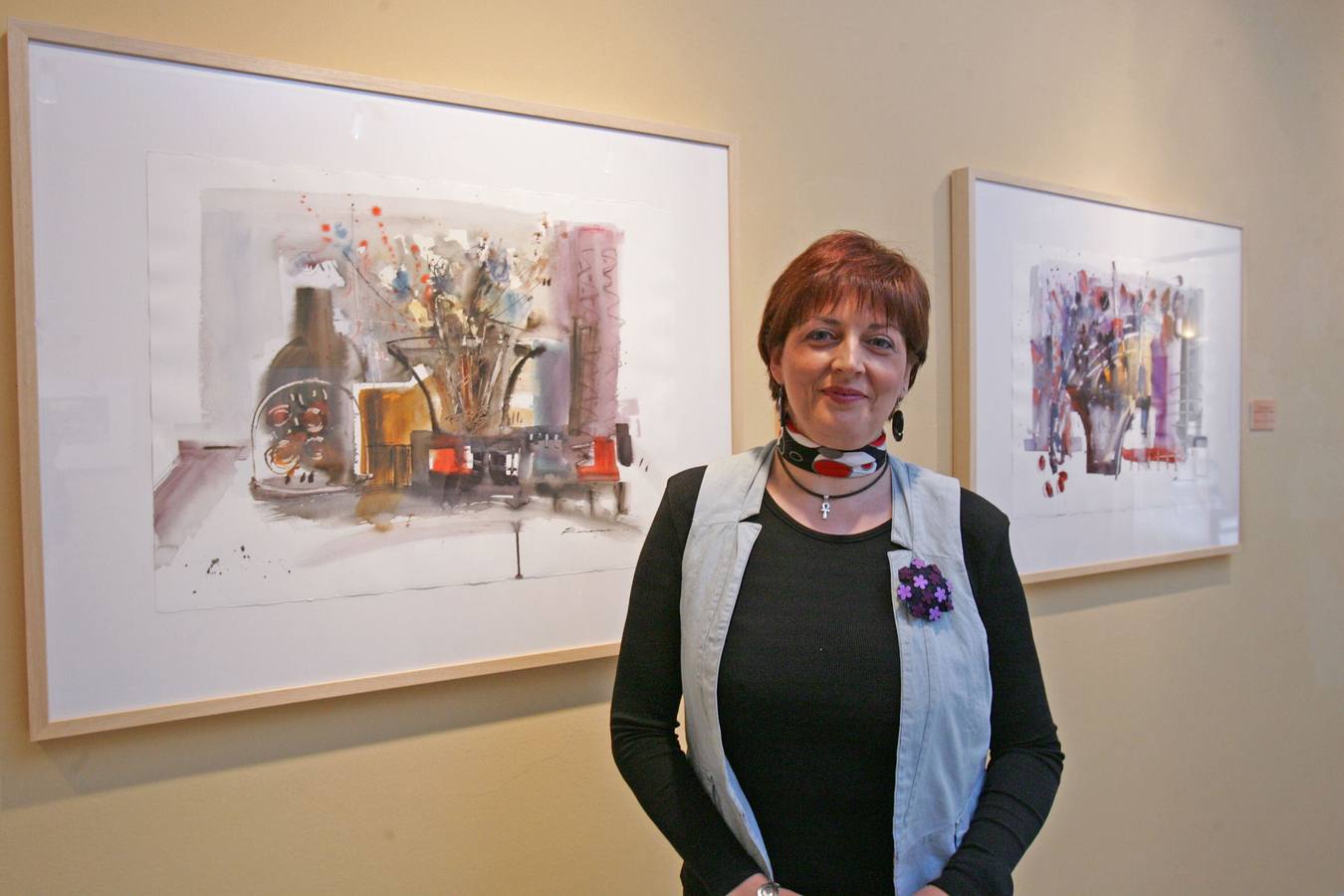 La acuarelista emeritense Rosana Soriano expone en ‘La Espiral’