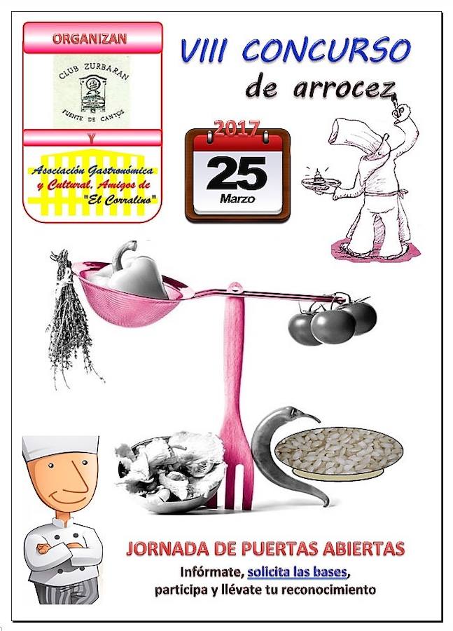 Convocado el VIII concurso de elaboración de arroces