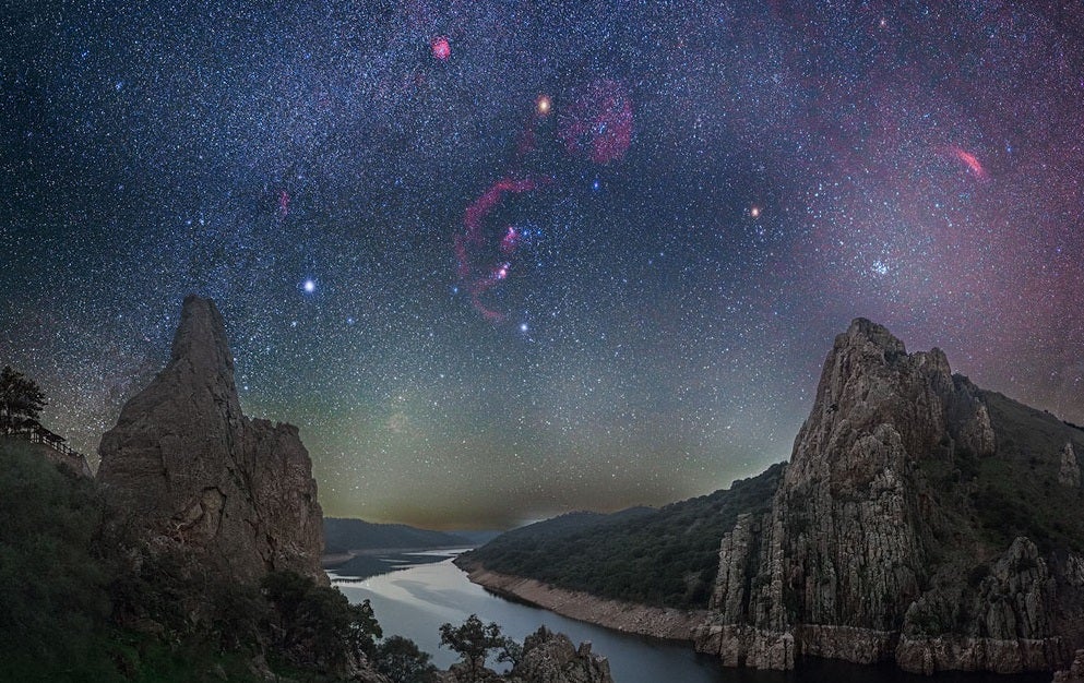 El cielo estrellado de Monfragüe, foto del día para la NASA