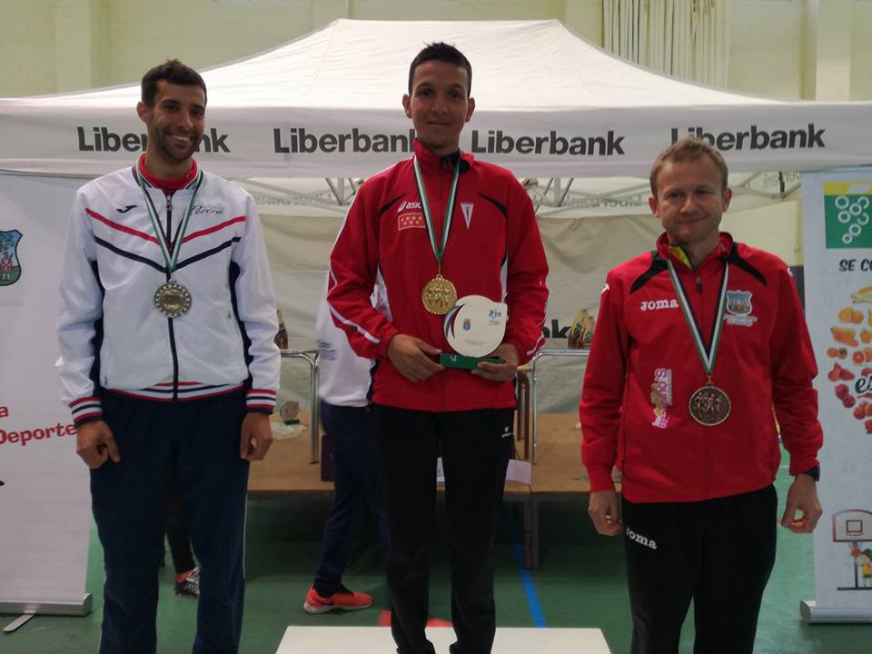 Juan Luis González, subcampeón de Extremadura de media maratón