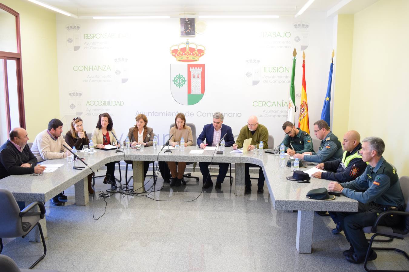 Abordan en una Junta Local de Seguridad los dispositivos para la romería y la feria de abril