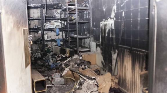 Los daños por el incendio del hospital suben a 30.000 euros