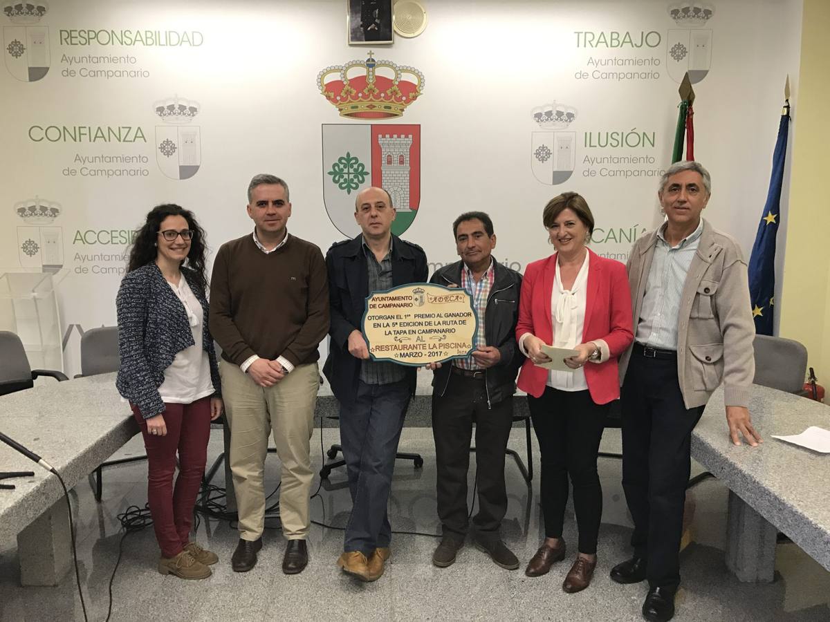 Entregan los premios de la V Ruta de la Tapa