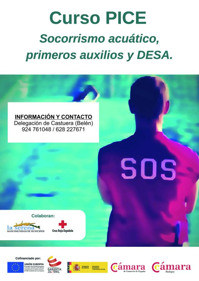 Curso de socorrismo acuático y primeros auxilios para jóvenes