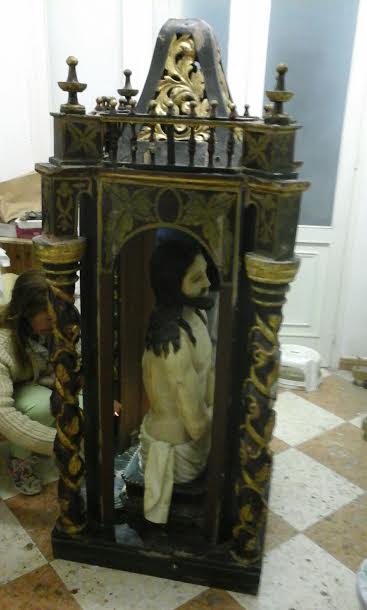 La Vera Cruz ultima los preparativos para la Semana Santa casareña